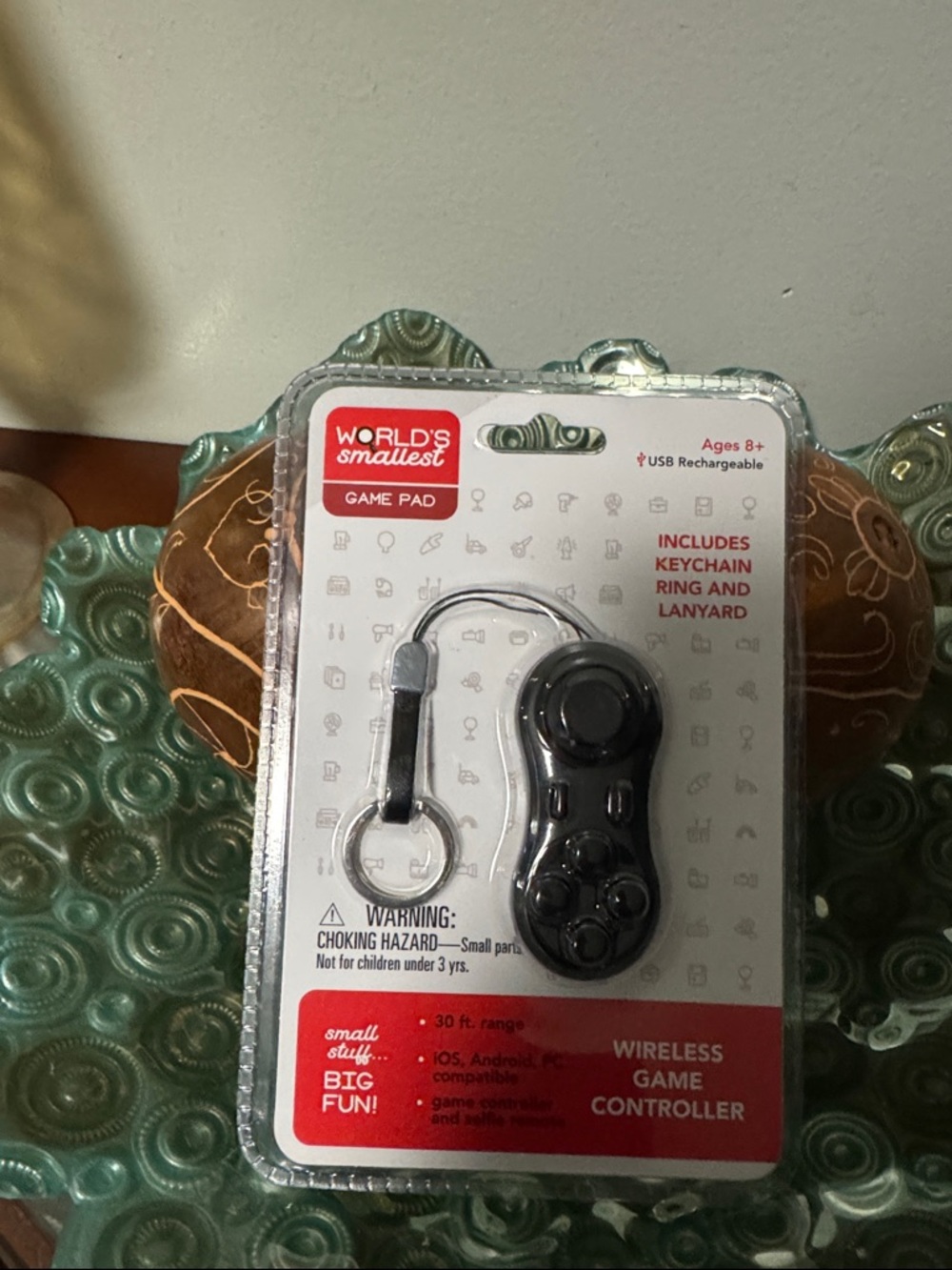***2/$15*** Black Wireless Game Controller Keychain